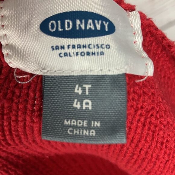 Old Navy Red Knitted Sweater Dress - Picture 6 of 6